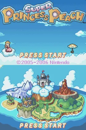 Super Princess Peach (USA) screen shot title